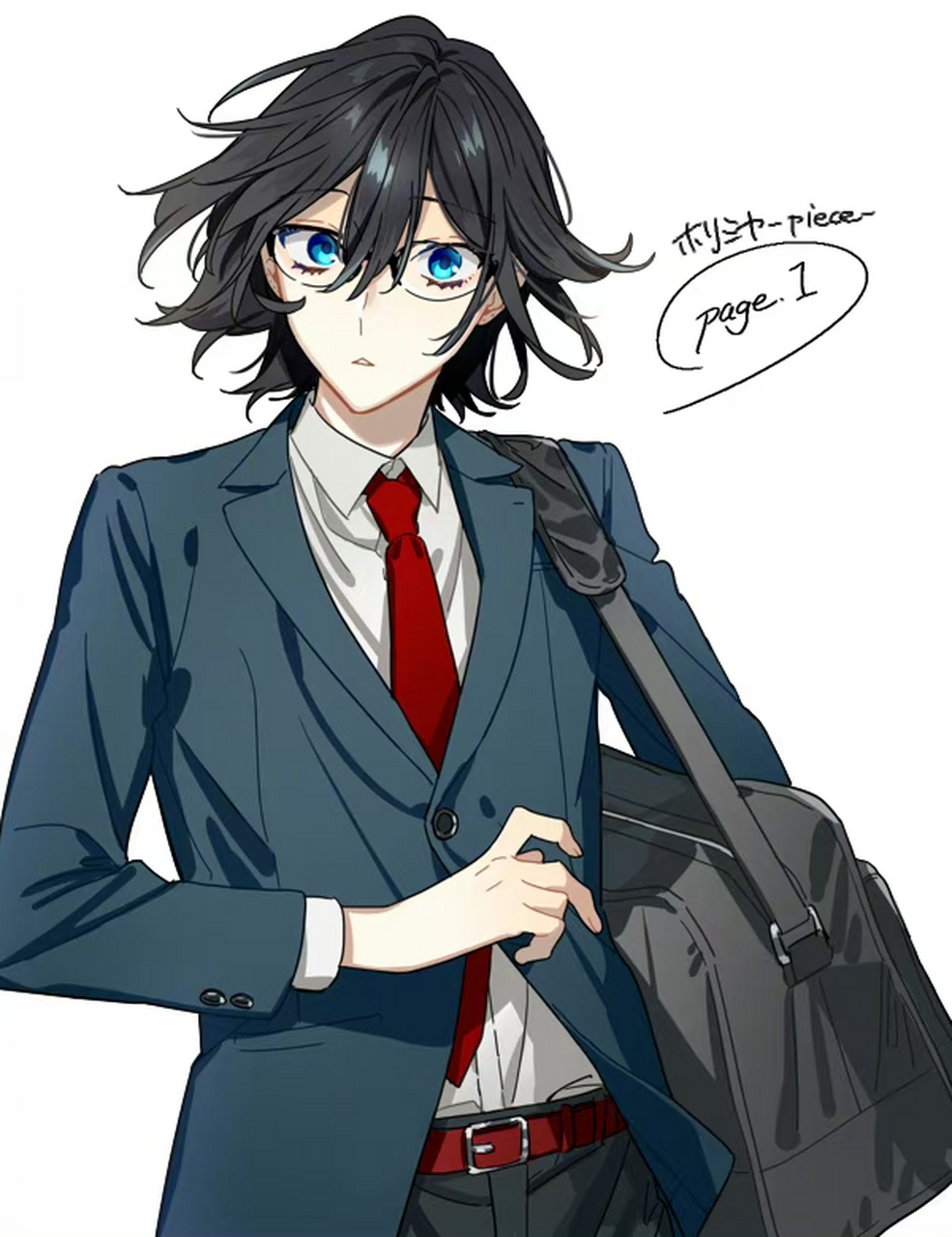 经典动漫# 「堀与宫村」萩原ダイスケ新绘宫村伊澄