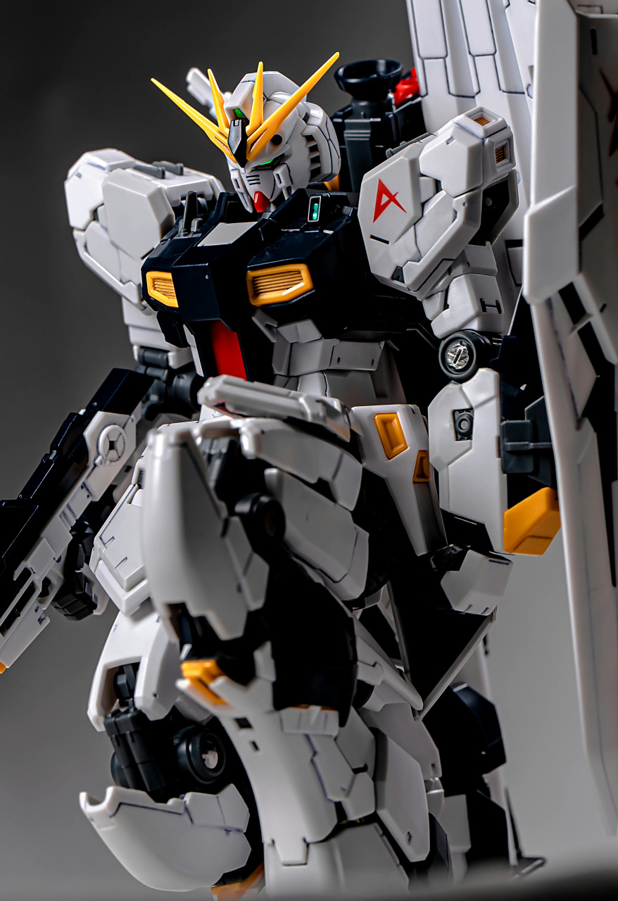 模型欣赏:机动战士高达 mg 1/100 卡版牛高达,by 良瓶mio.