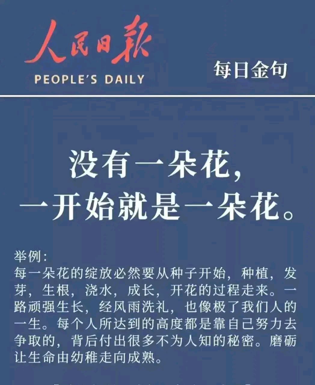 人民日报 金句图片