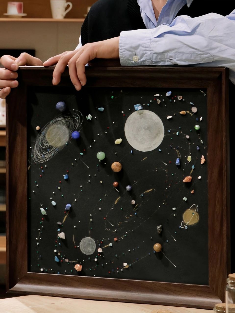 送生日礼物就送这个!  diy手工把这个宇宙当第-份生日礼物送给你