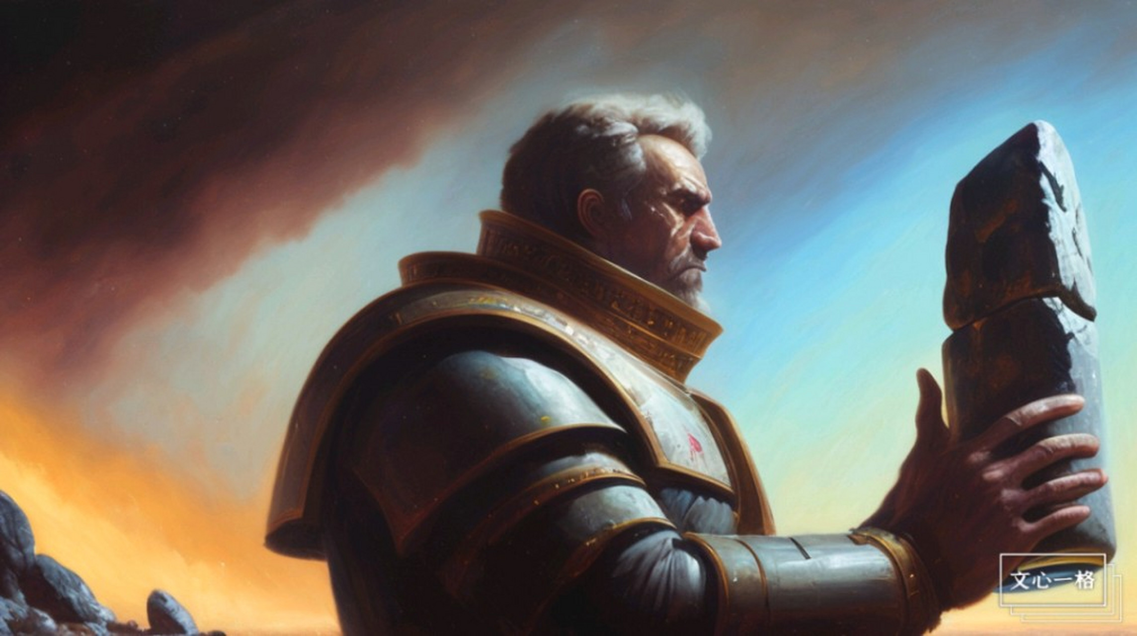 我用ai画了一张皇室战争巨石投手的画像,你说像不像?