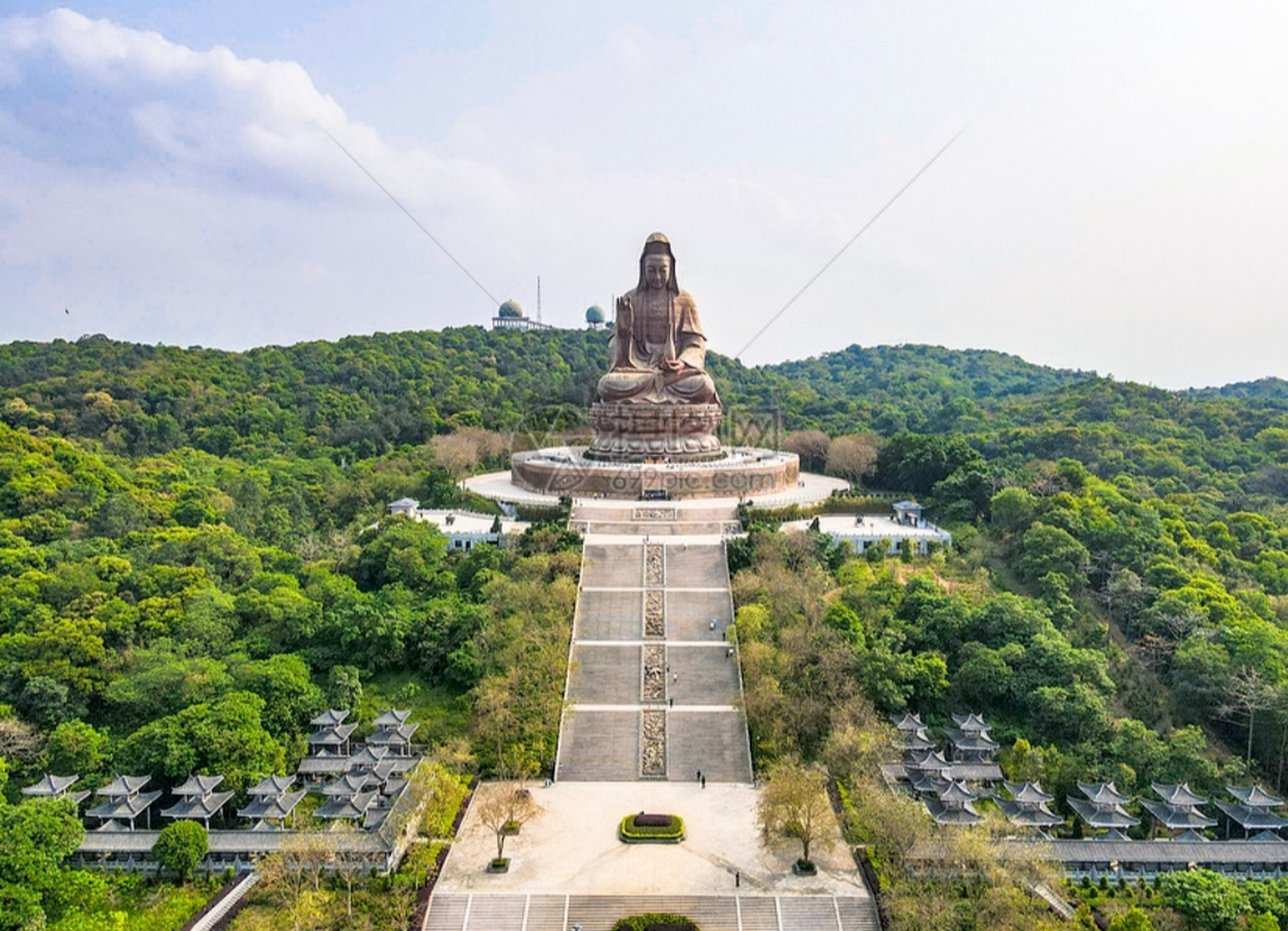 佛山十大建筑(七)南海观音文化苑#享佛山#   西樵山南海观音文化苑