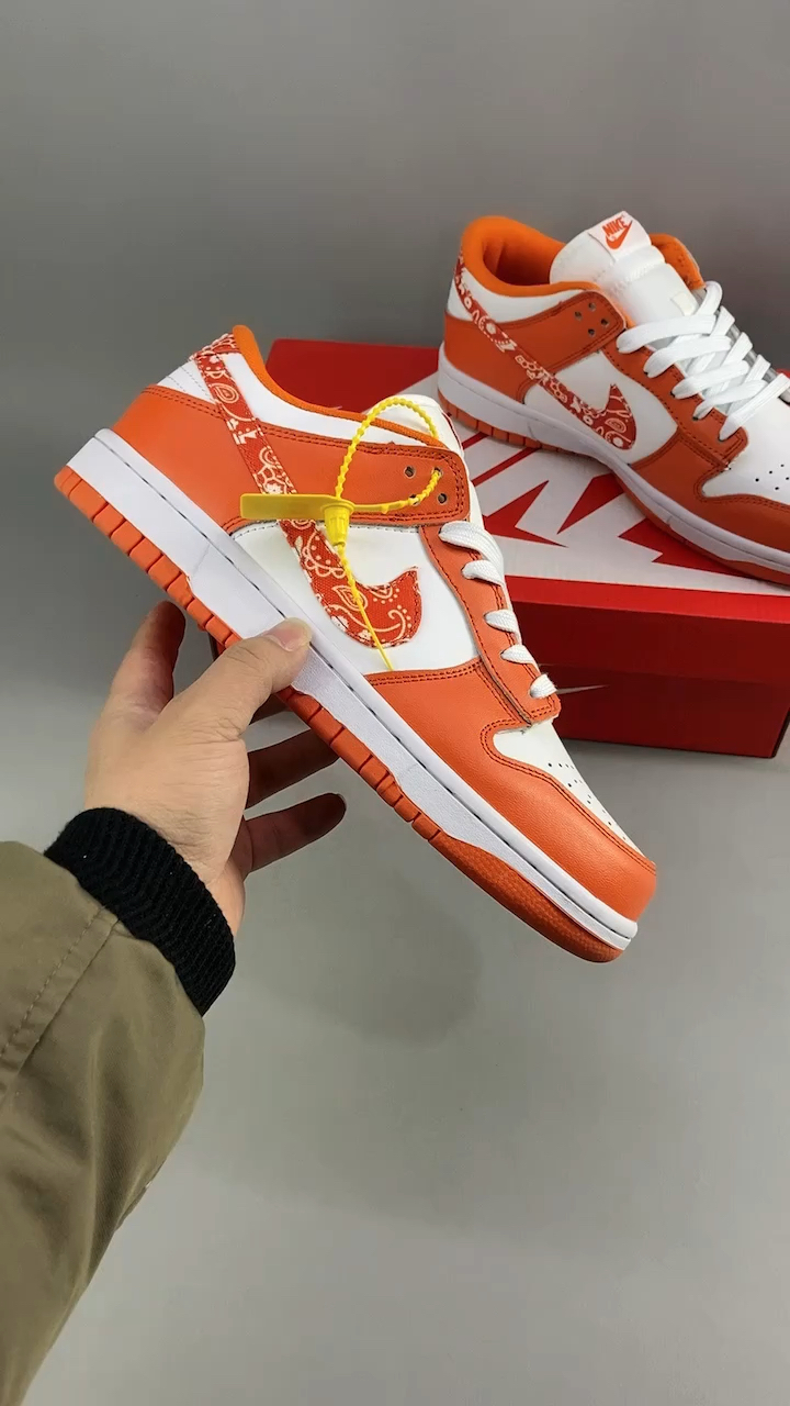 nikedunk黄色腰果花男女低帮休闲鞋