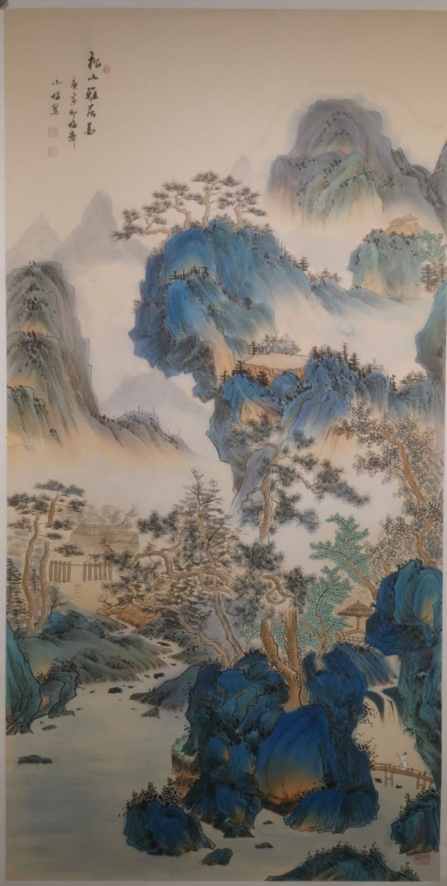 陈长智山水画作品赏析 国画大师陈少梅儿子陈长智山水画作品赏析