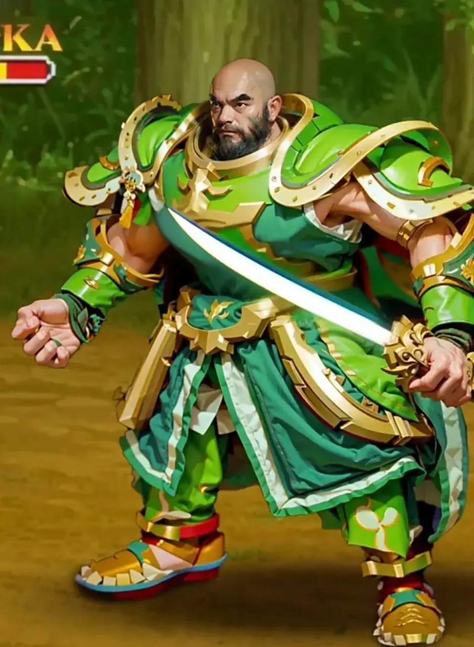 街机三国志游戏人物ai修复#我要上热门# #搞笑