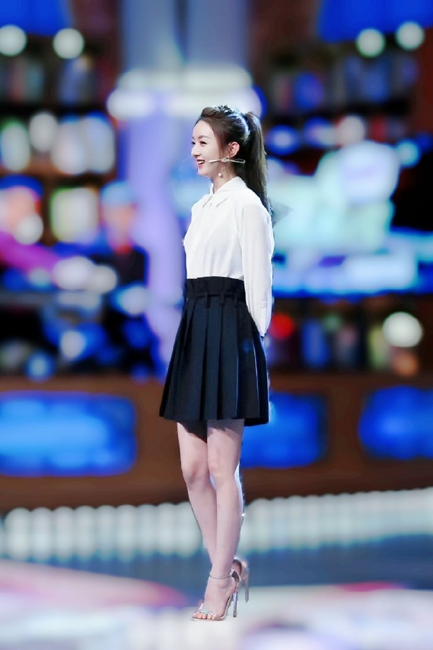 早期赵丽颖参加金星秀[吃鲸]