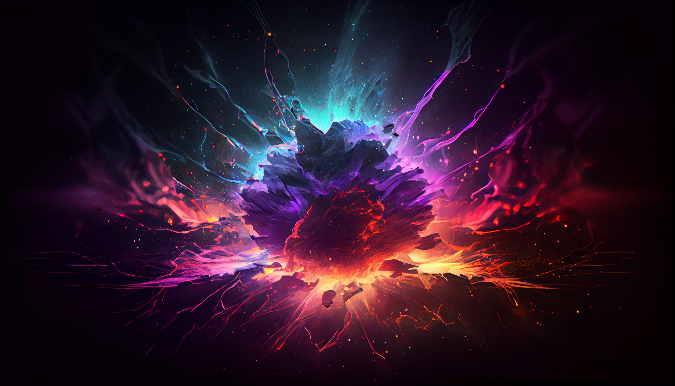 混沌初开,鸿蒙惊现,每一张都是臻品 在遥远的宇宙中创造一个霓虹色的