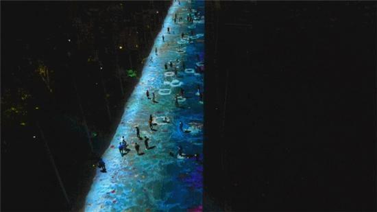 five major"scenic spots"of interactive light and shadow show