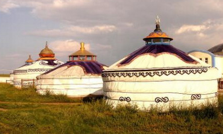 蒙古包建筑特点图片