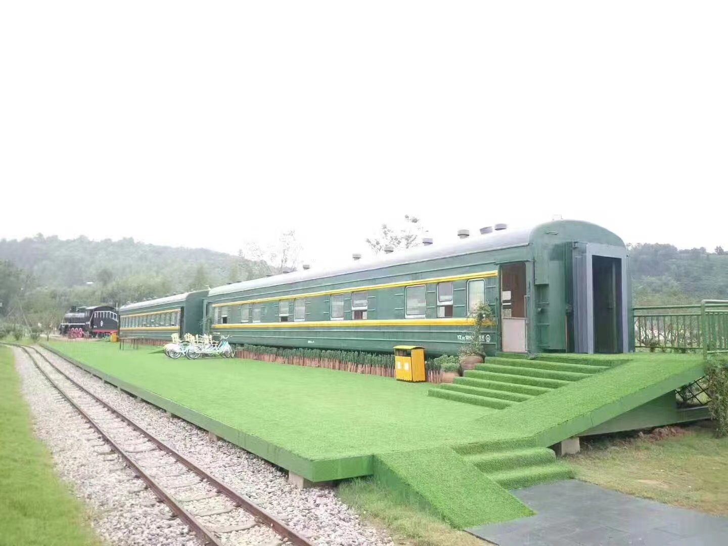 东风绿皮火车餐厅