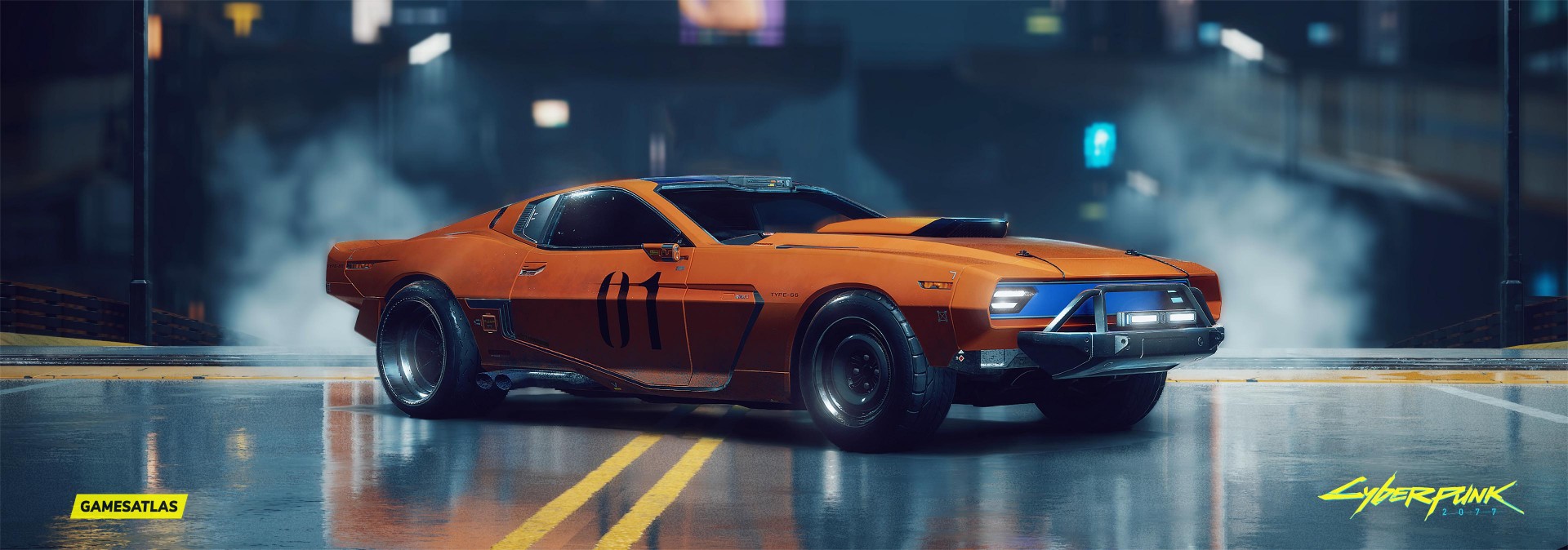 赛博朋克2077:66式640ts跑车,街头赛跑专用,比野马还快!