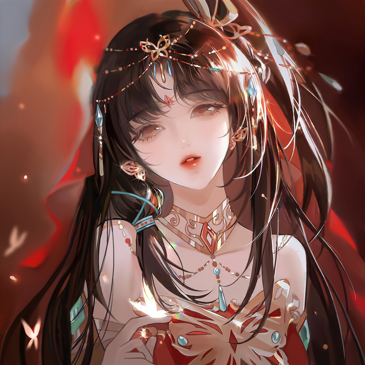 仙气飘飘的古风美女头像#分享二次元# #corrupt乄雨霖铃