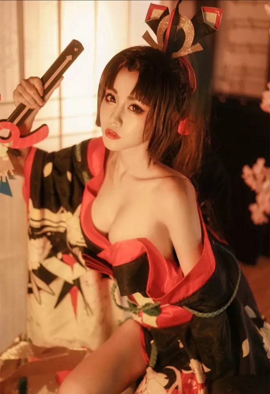 《阴阳师》手游 妖刀姬 cn:桃昔doll