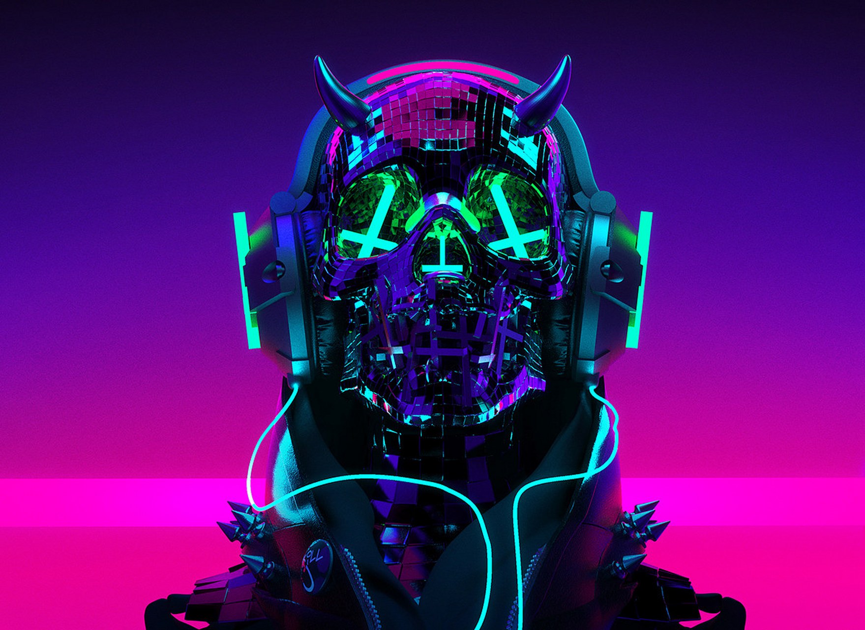 这头盔真炫酷,赛博朋克风格泰裤啦!