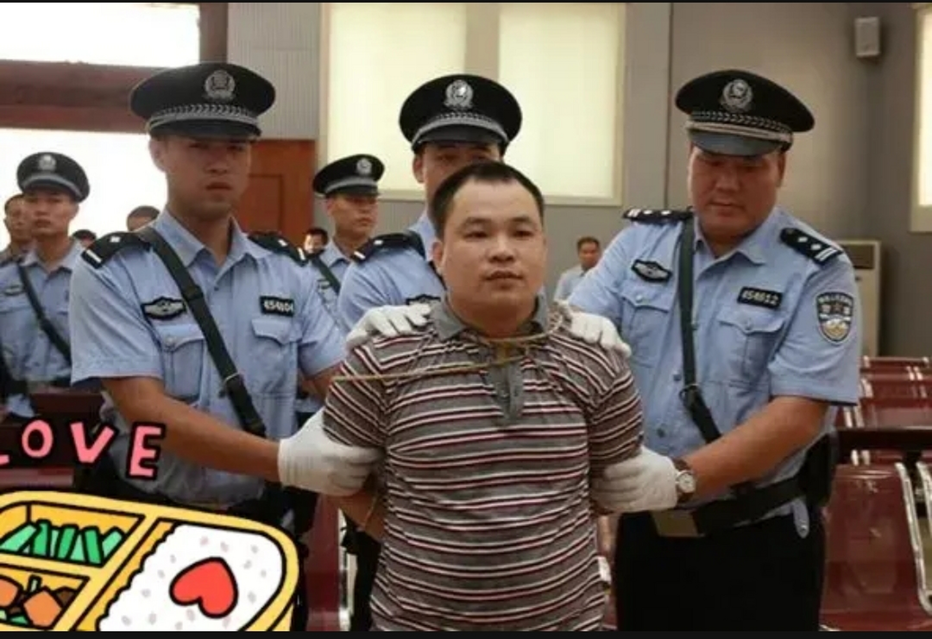 广西警察执行死刑现场图片