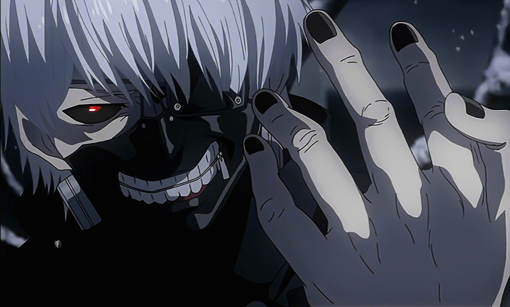 东京食尸鬼# 兔耳颜文字挑战,金木参战! 1000减 7是多少!