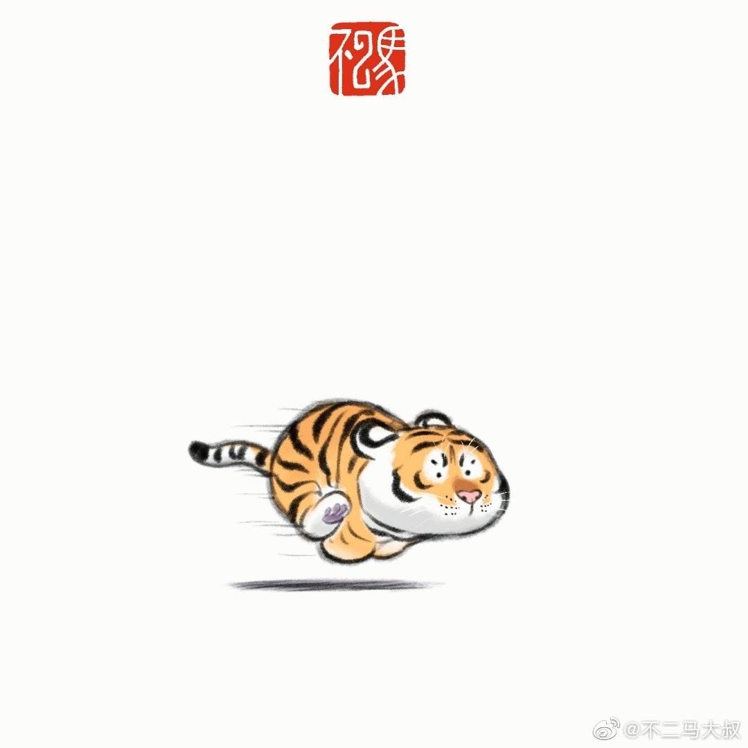 2022可爱霸气老虎头头像合集,不二马的小老虎太可爱啦