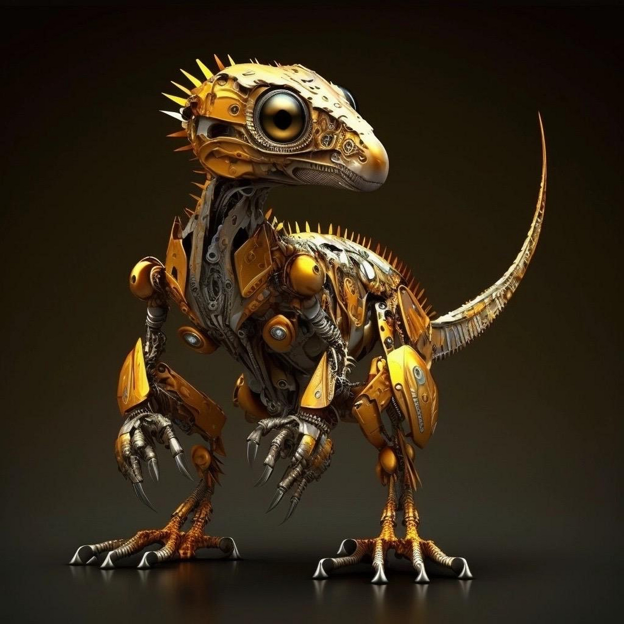 热ai生活季# 可爱的机械小恐龙设计,霸王龙小时候的样子idiscord