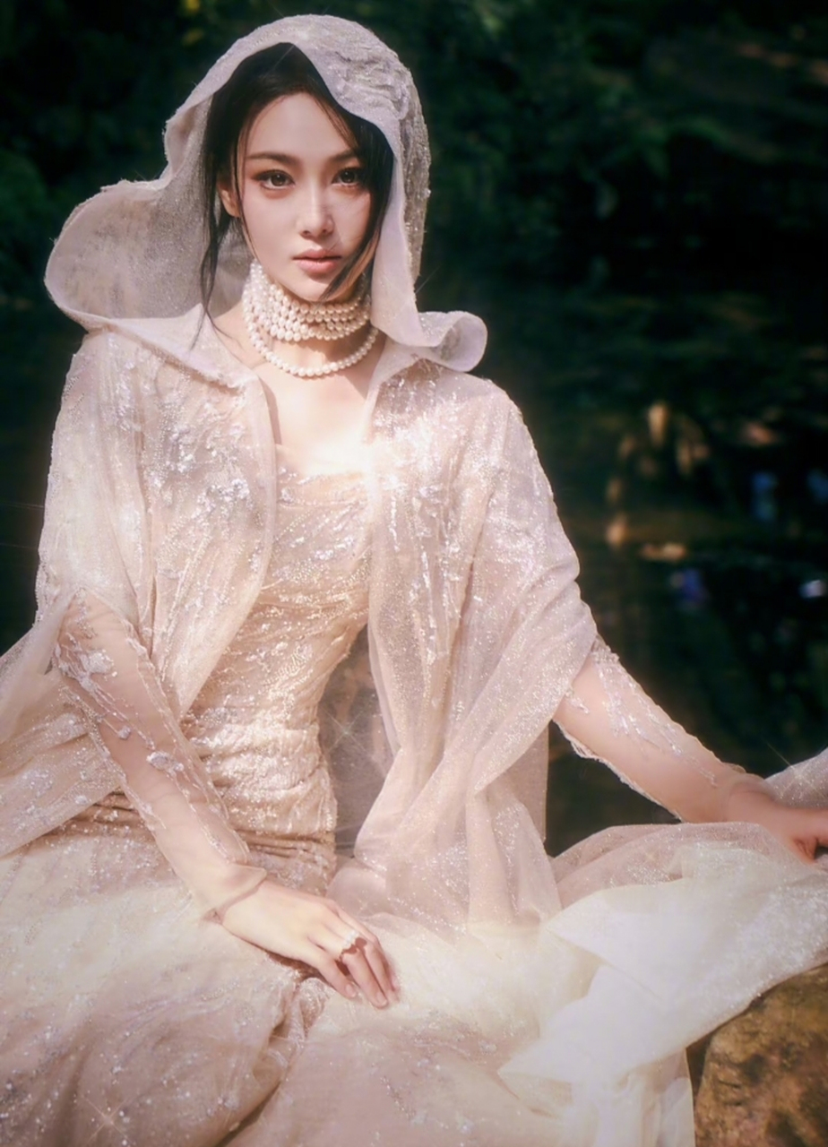 张馨予大片 在山林间,张馨予 为我们演绎了一组时尚大片 好美,仿若