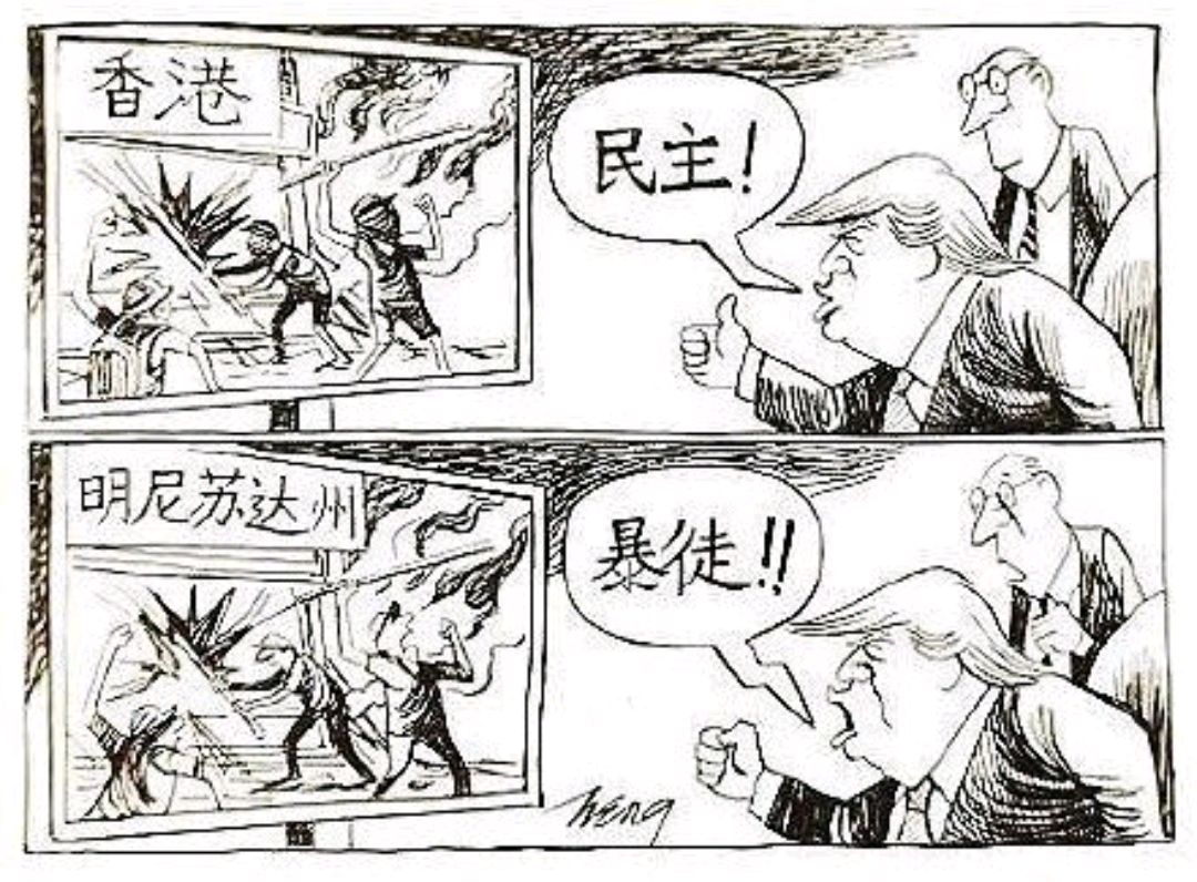 美国再现"驰名双标"!白宫谴责香港推迟立法会选举