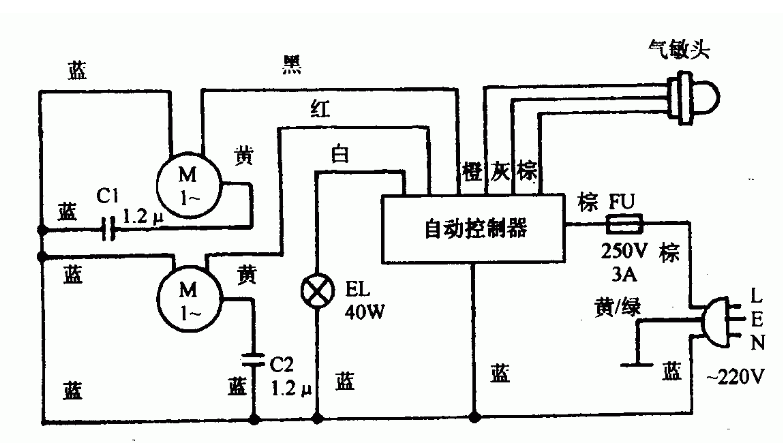 抽油煙機6個按鍵功能