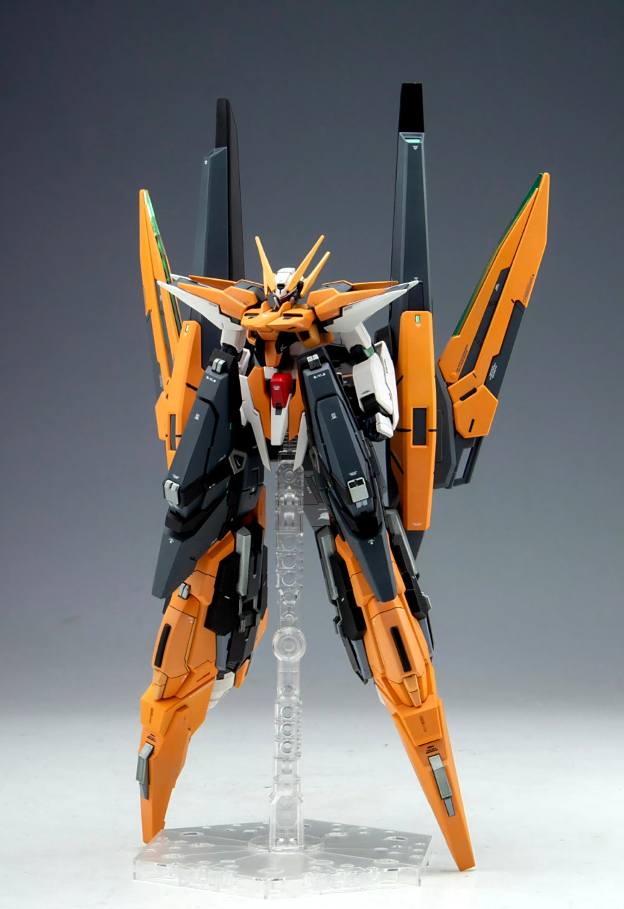 模型欣赏:机动战士高达00 hg 妖天使最终决战样式,制作 八太会说话