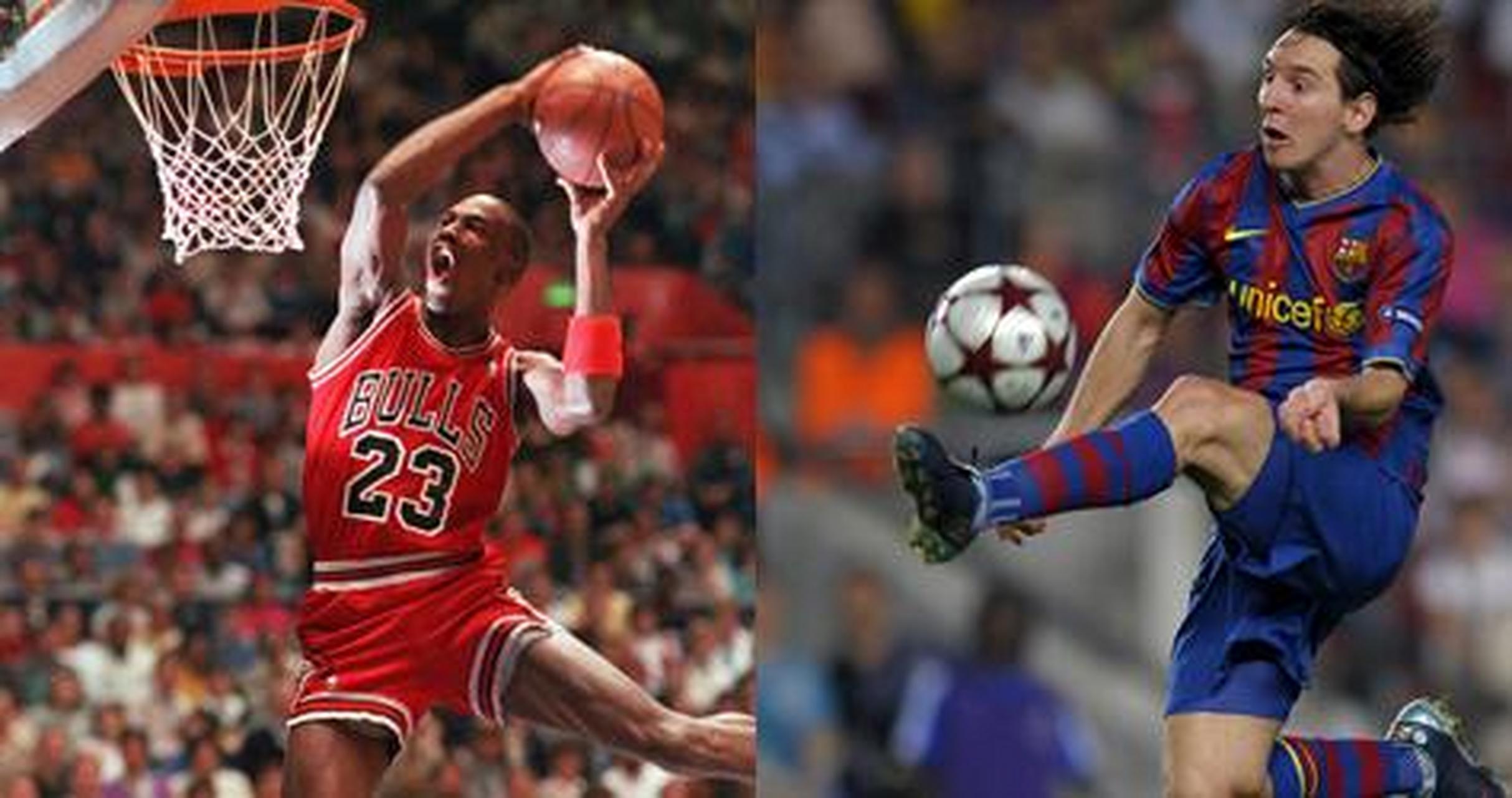 梅西-乔丹  马拉多纳-贾巴尔  贝利-拉塞尔  克鲁伊夫-詹姆斯  崔罗