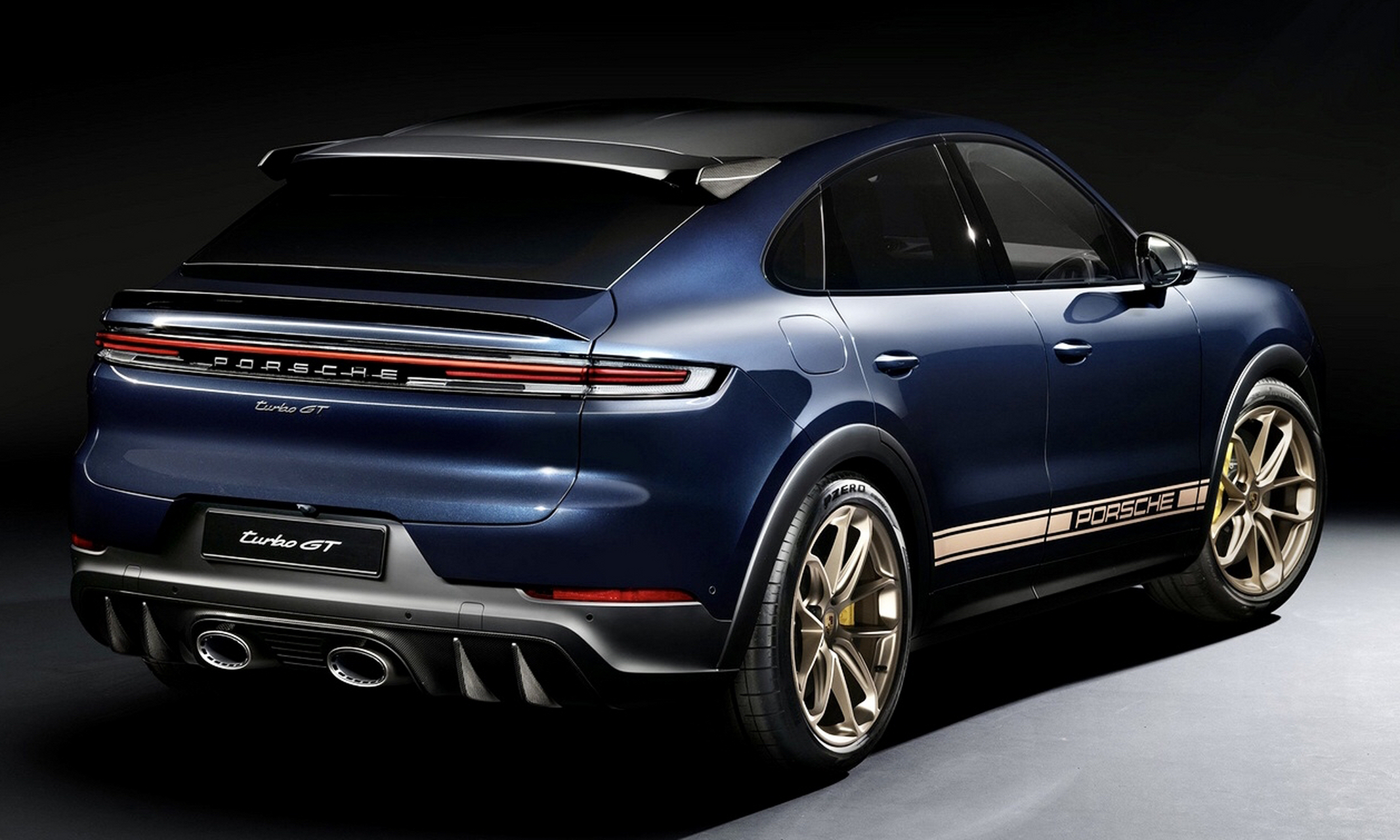 2024款保时捷卡宴gt版本,香槟金色轮毂个性十足!