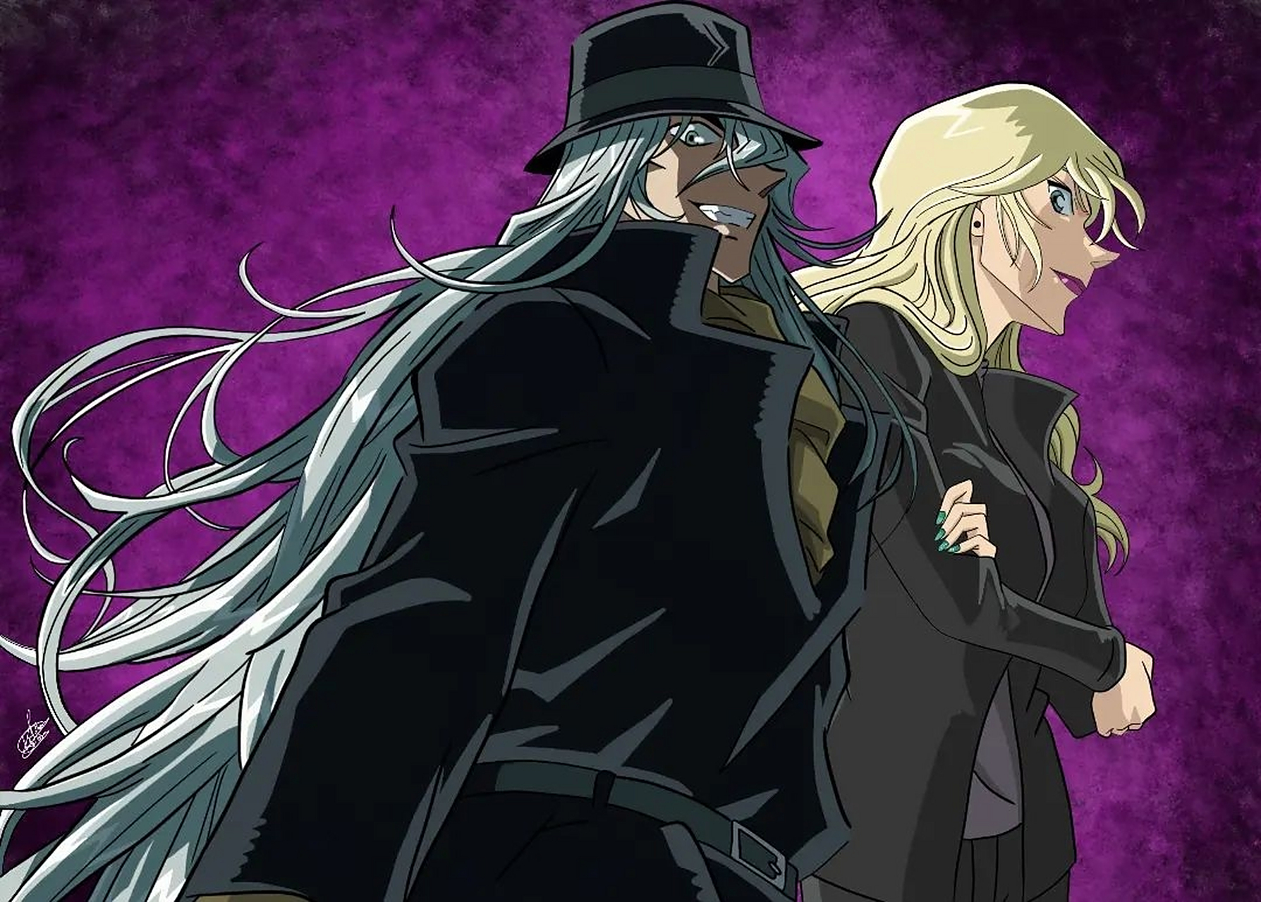 琴酒和贝尔摩德#名侦探柯南