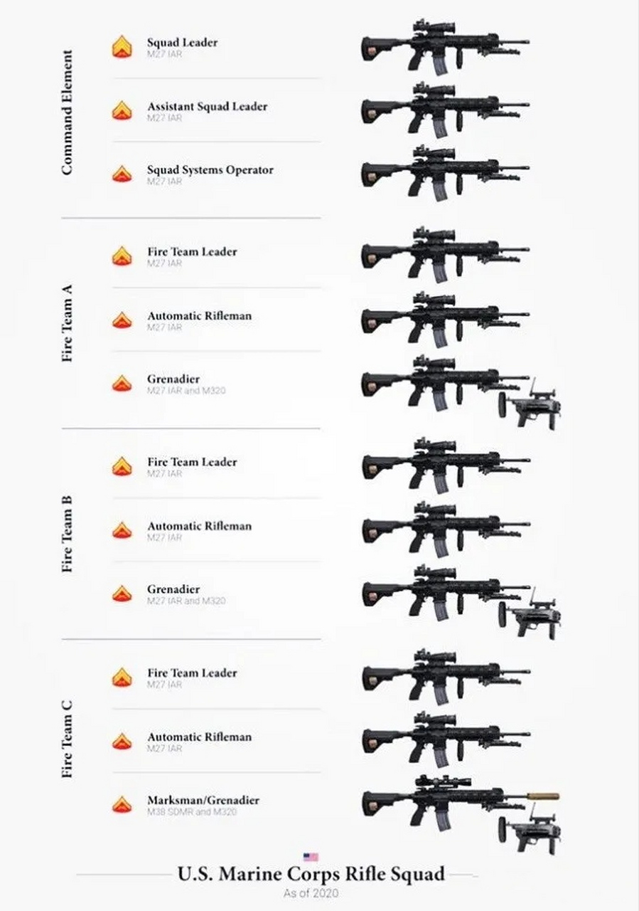 当代美国陆军与美国海军陆战队步兵班组火力配置#九月动态激励计划