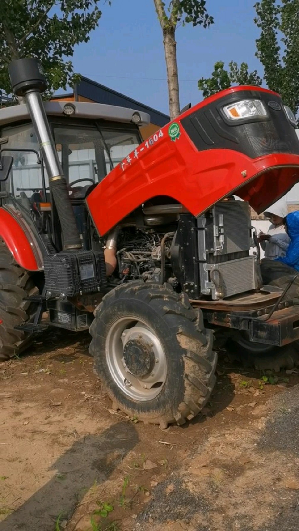1604拖拉机二手拖拉机带爬行档