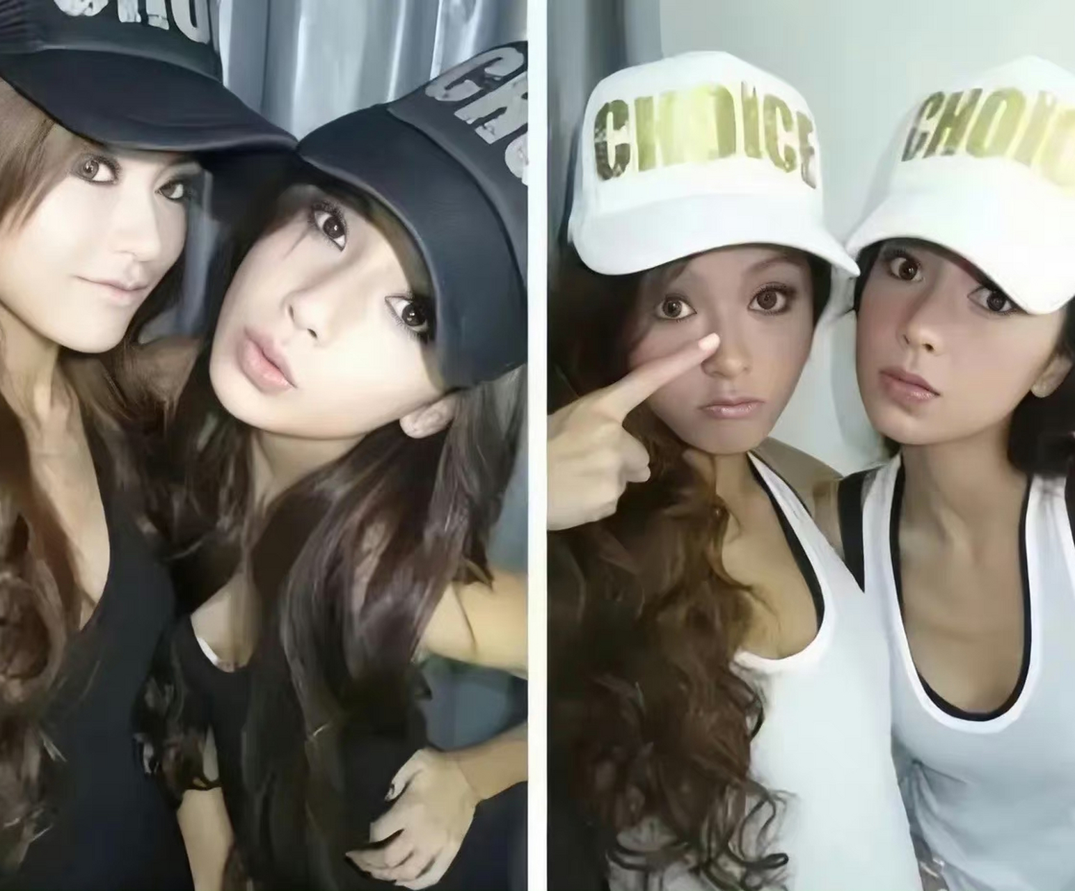 angelababy和文咏珊两个人以前不仅穿搭像,连脸都像孪生姐妹,但是同脸