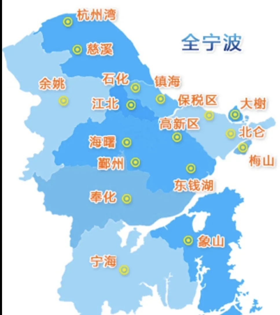 慈溪行政区划地图2021图片