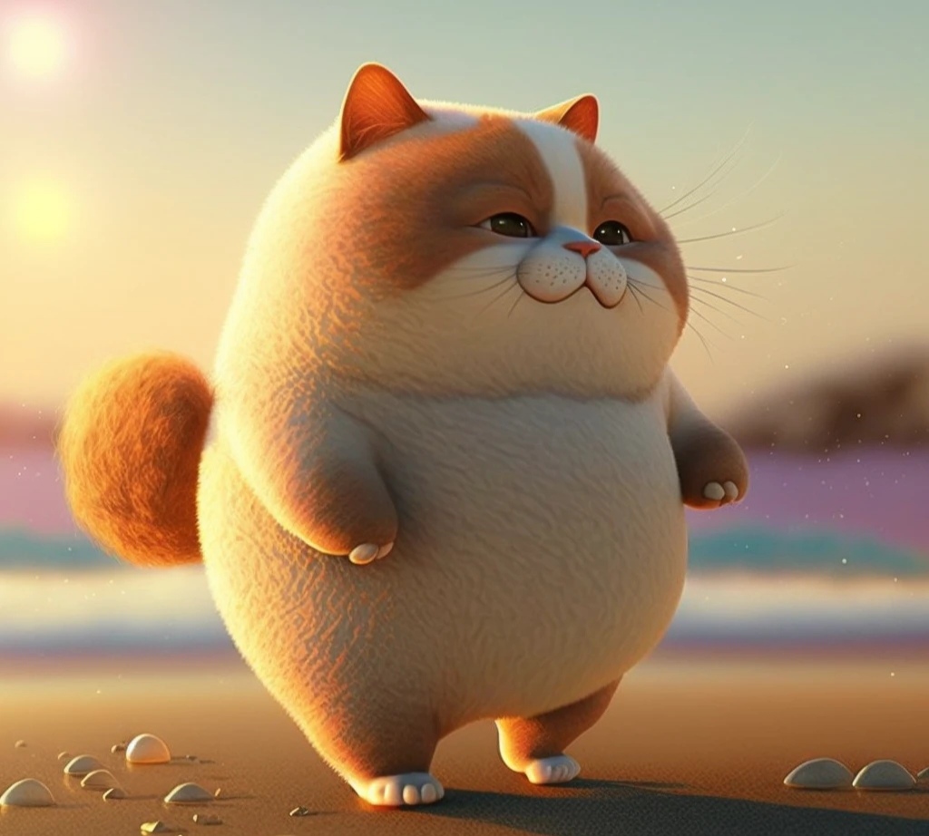 快乐的大肥猫来啦