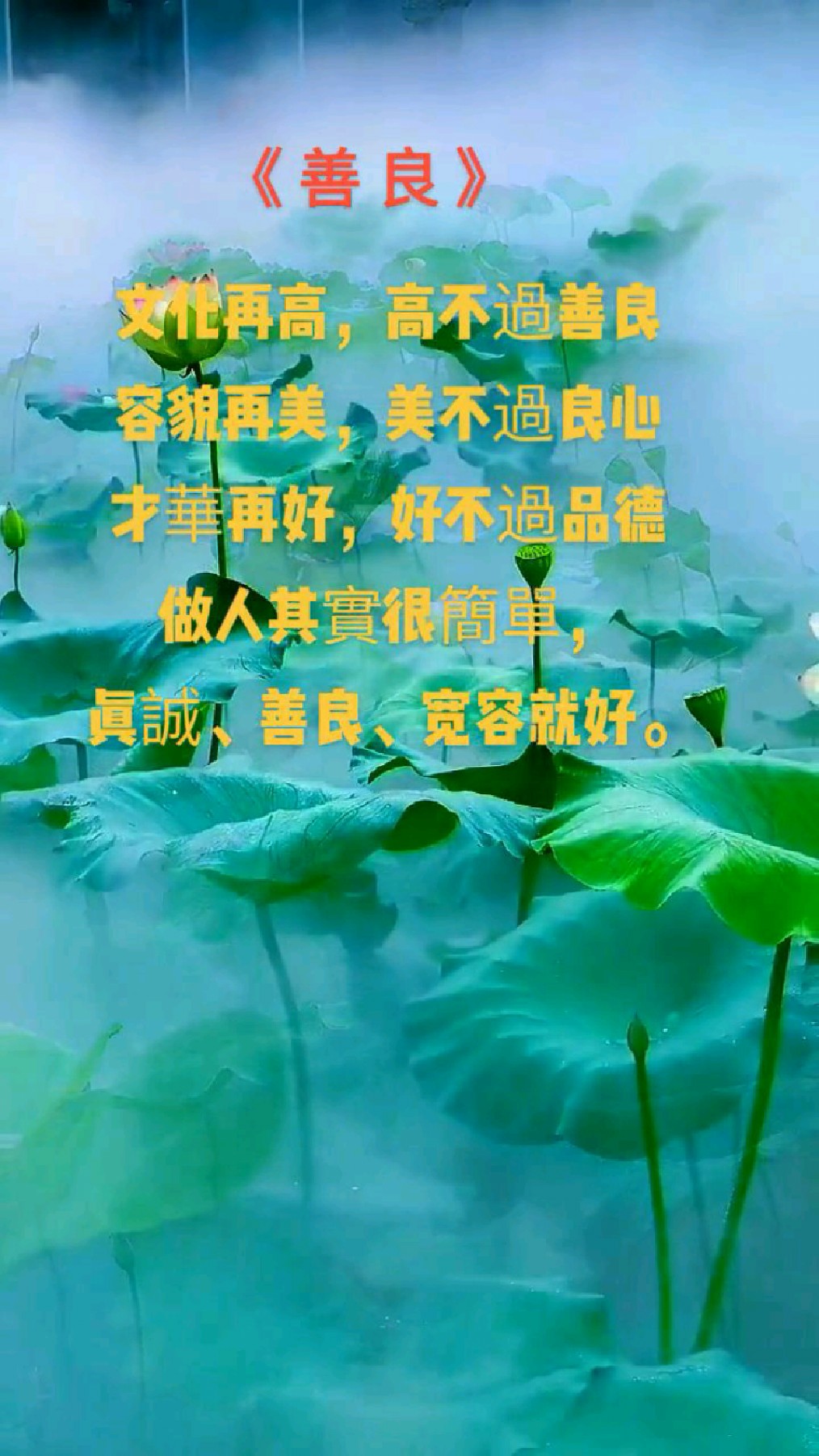 善良的心灵比美丽的外表更重要!