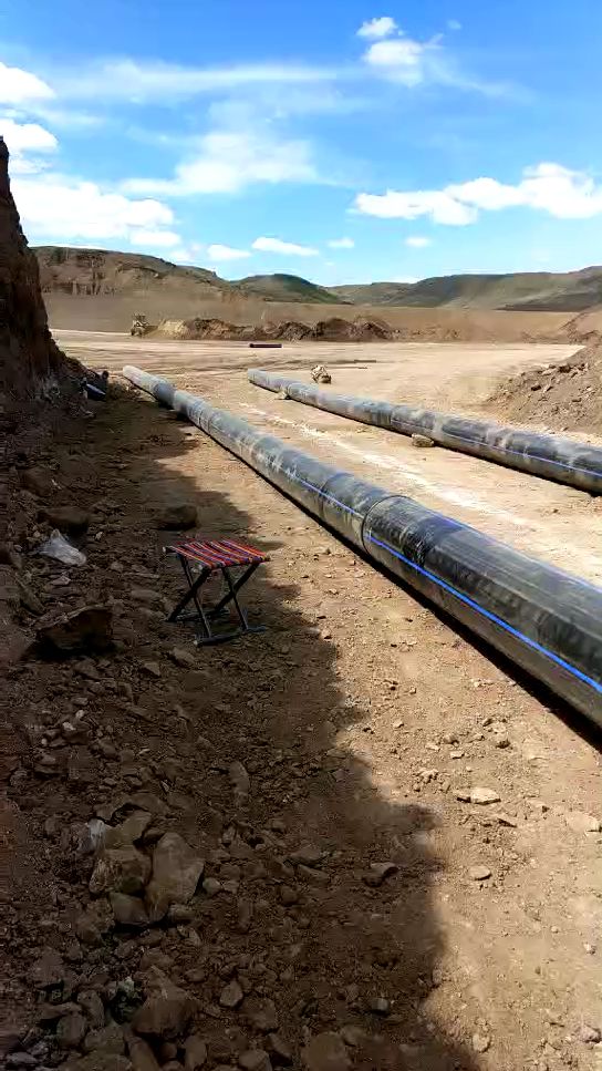 pe给水管#工地施工实拍.