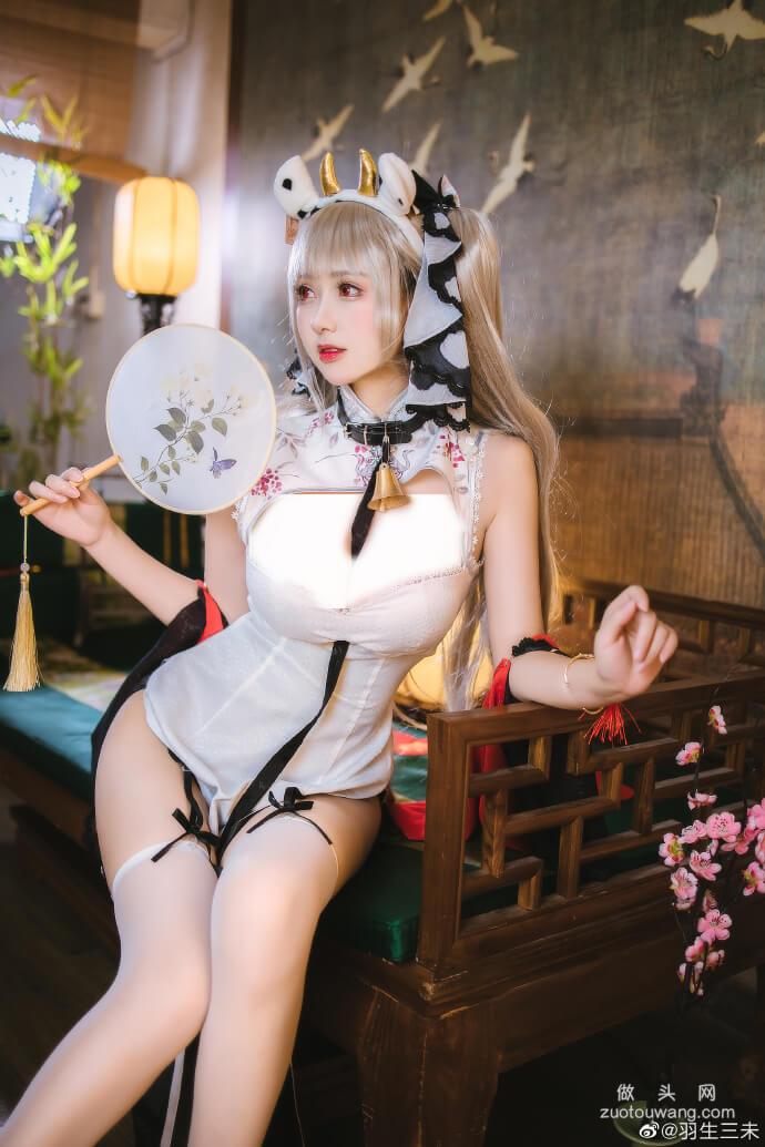 【COS正片】碧蓝航线可畏cos,羽生三未祝大家新春快乐