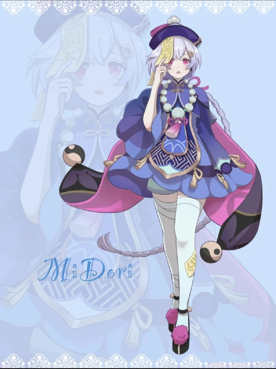 如果七七长大了,你会爱吗?#原神# #动漫壁纸