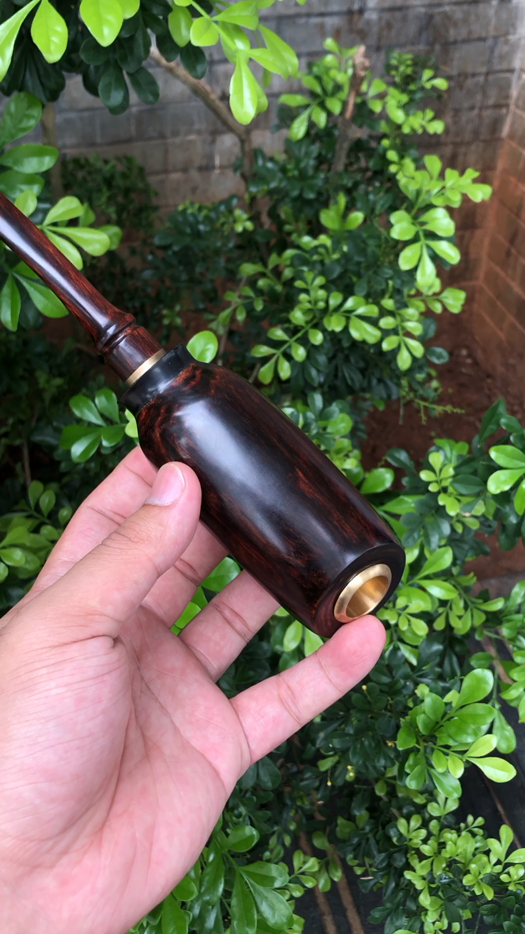 海南黄花梨紫油梨老料烟斗