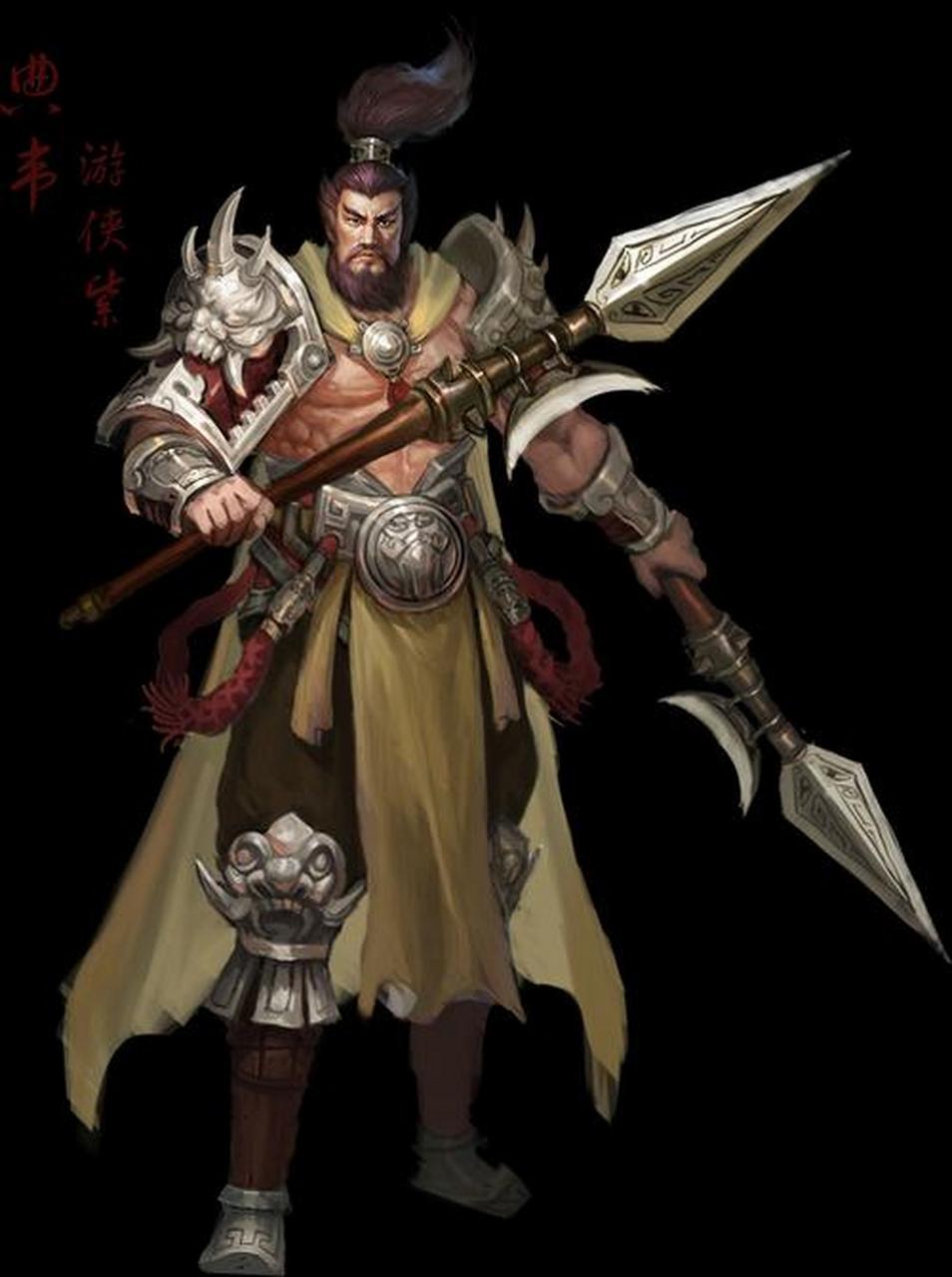 典韦和吕布都是三国时期的历史人物,他们在战场上的表现都非常出色