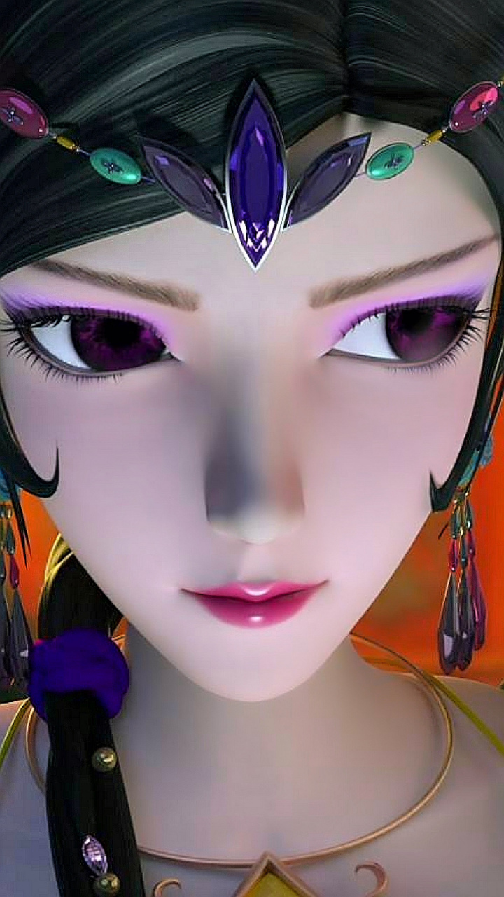 曼多拉动漫美图手机壁纸分享,她是叶罗丽仙境女王