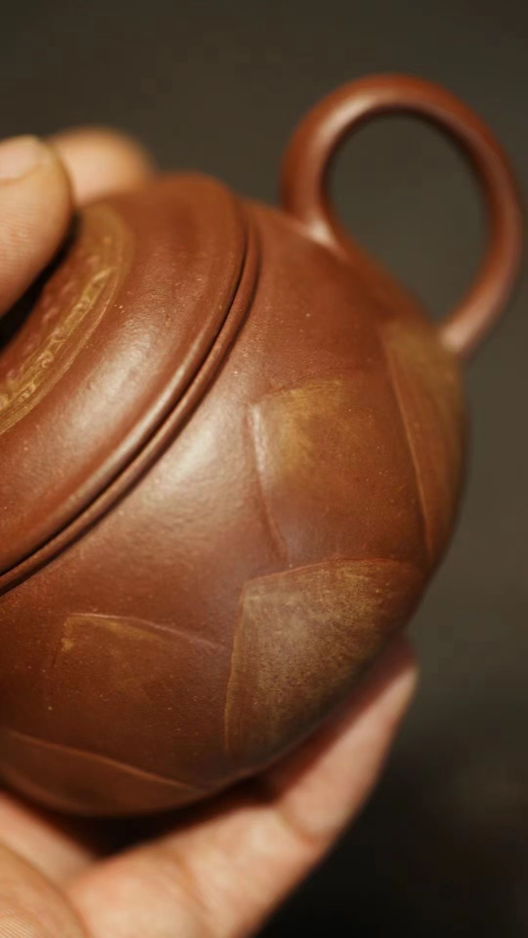 宜兴紫砂壶陆婷全手工莲意创作