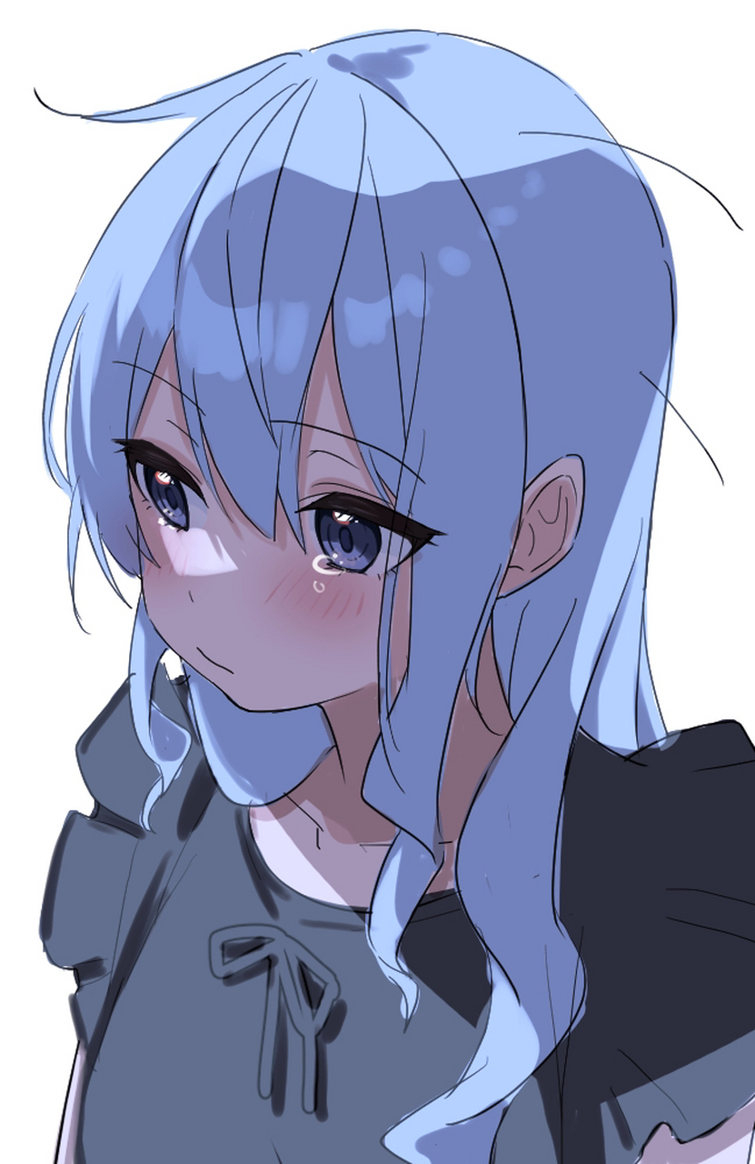 哭泣的元气少女星街彗星 画师:kii#二次元美图# #我爱二次元# #二次元