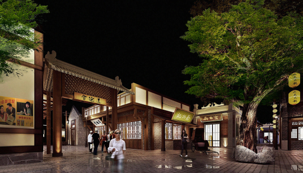 优秀复古创意商业街区设计案例分享-杭州向北商业街区设计公司