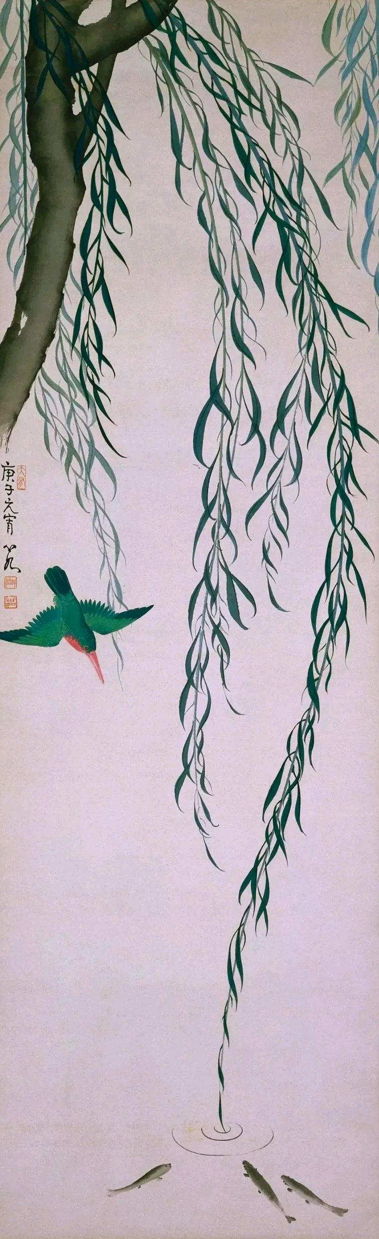 【这位北京大学教授的画,太美了】 许心如(1906-2003),民国时期享誉