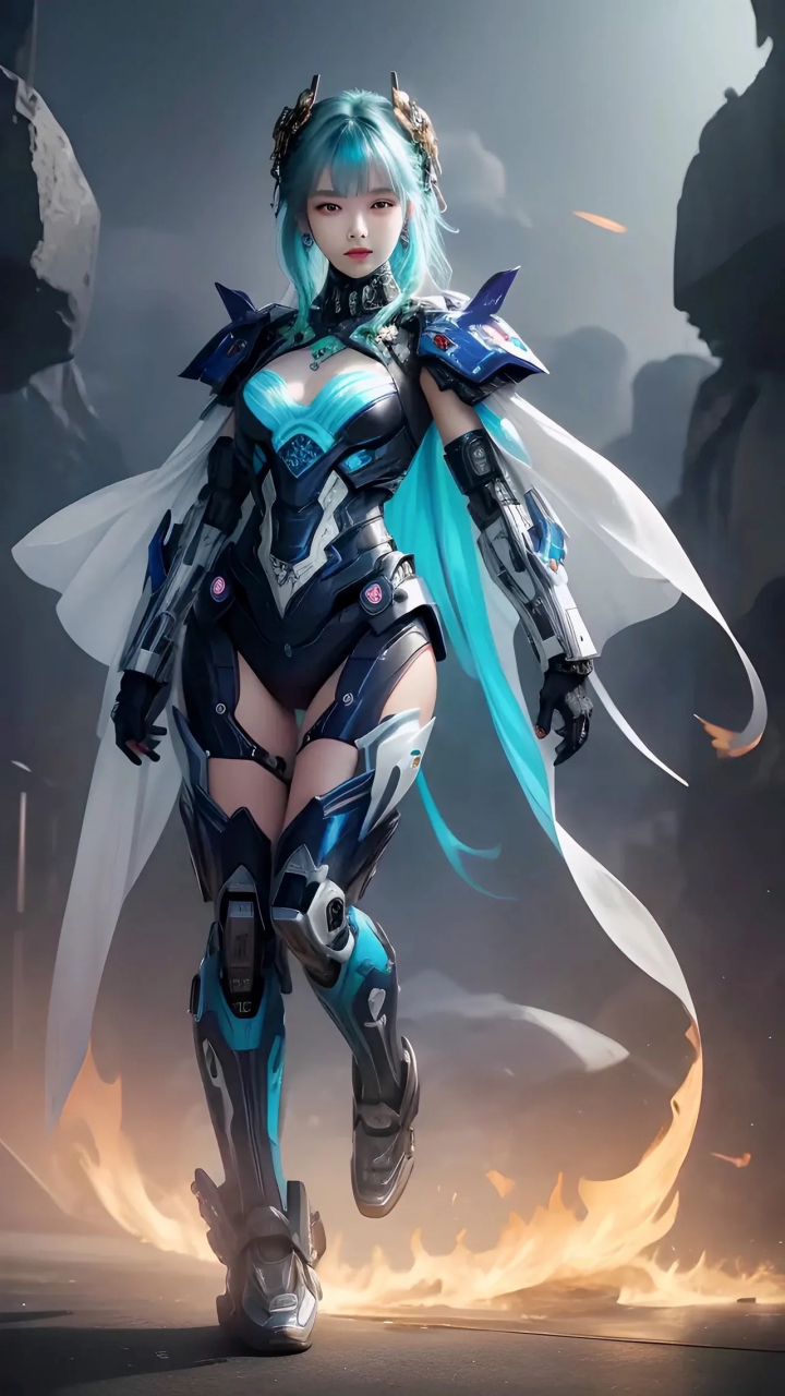 机甲风的科技女孩,是你喜欢的类型吗?[你懂的] #动漫壁纸