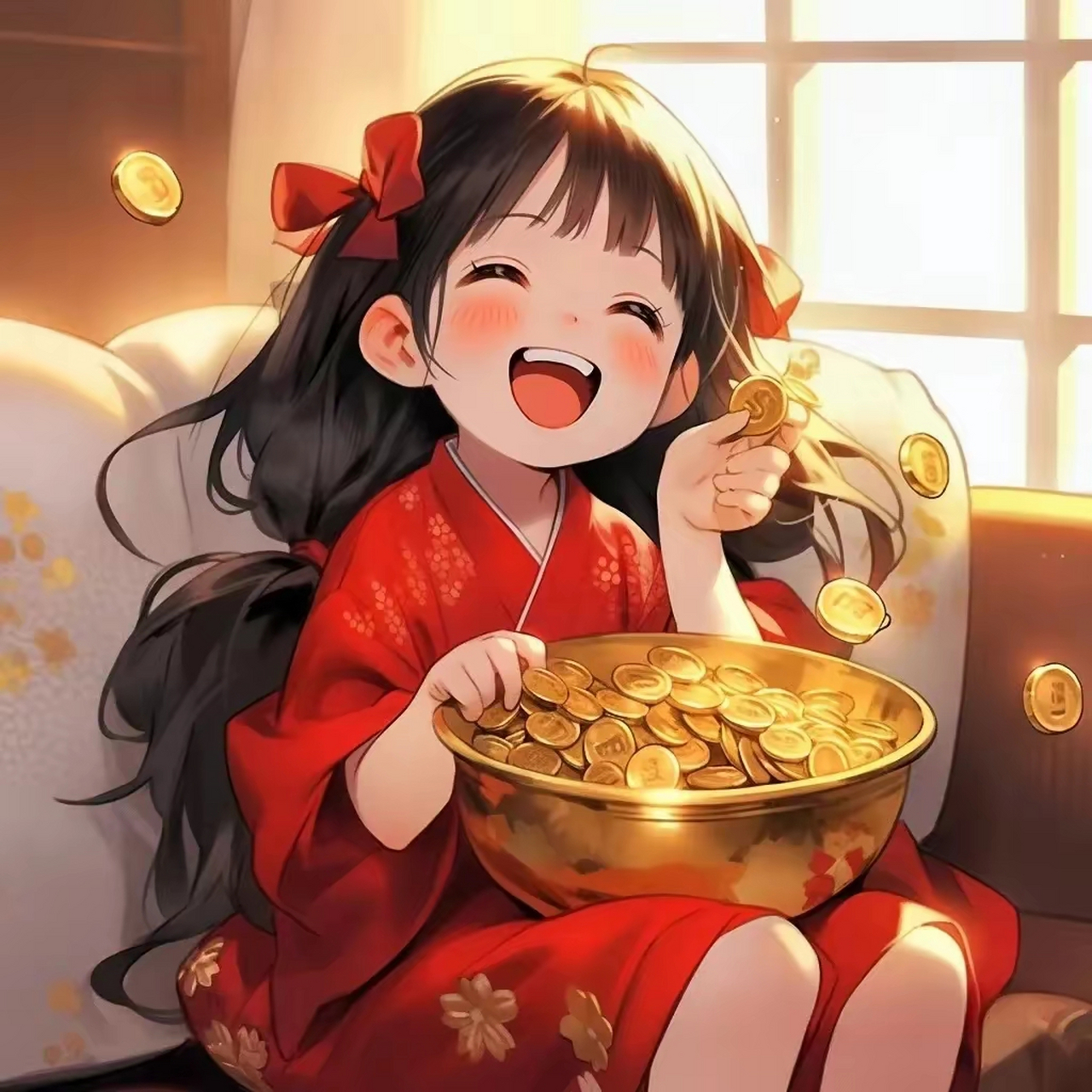 每个人都喜欢的招财头像,何以解忧,唯有暴富!#秋天生活图鉴