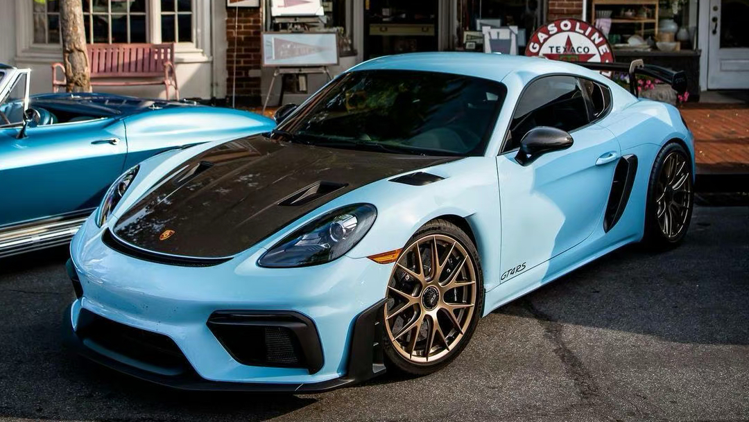 8万起的保时捷718caymangt4rs,4.0升六缸动力,3.4秒破百