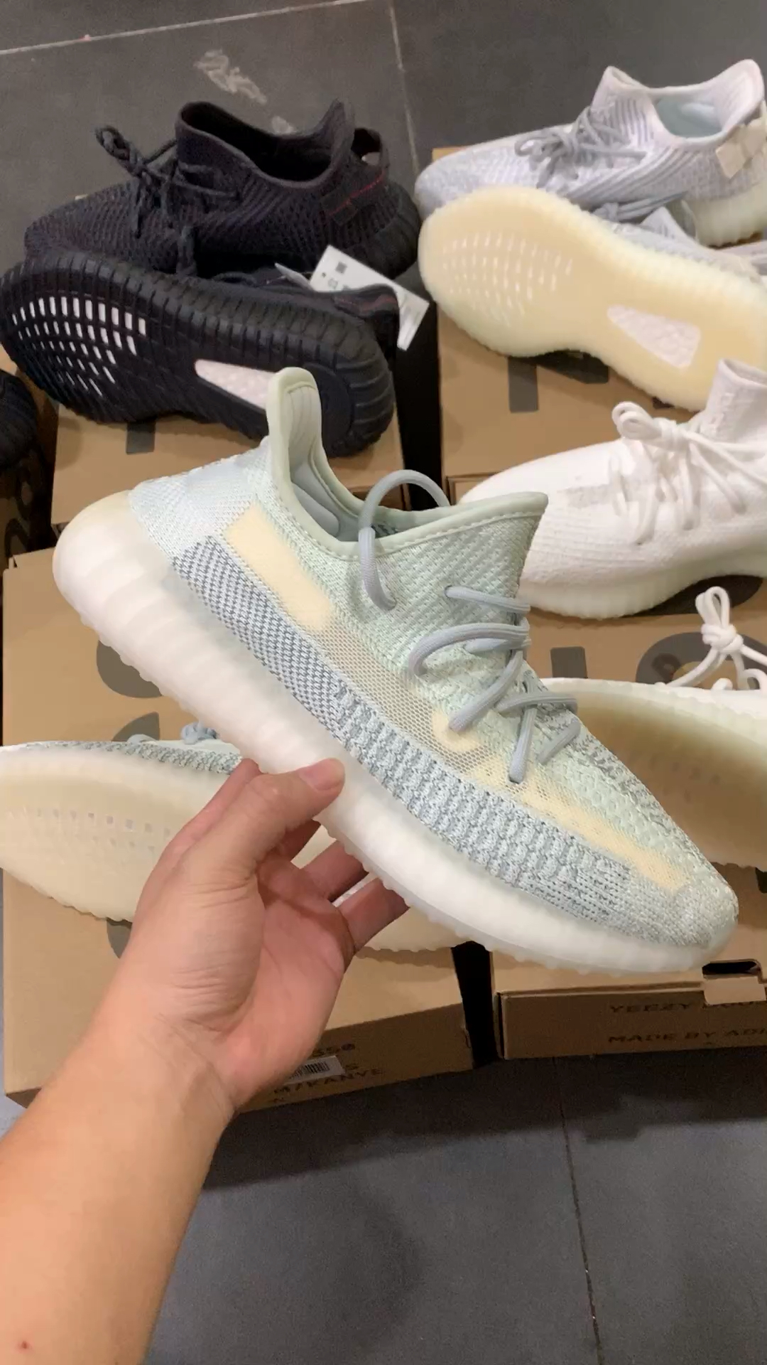 阿迪达斯椰子350冰蓝真爆细节鉴赏