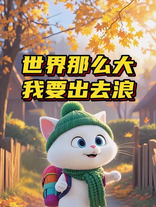 世界那么大我要出去浪 跟着猫咪一起梦想启航,奔赴星辰大海